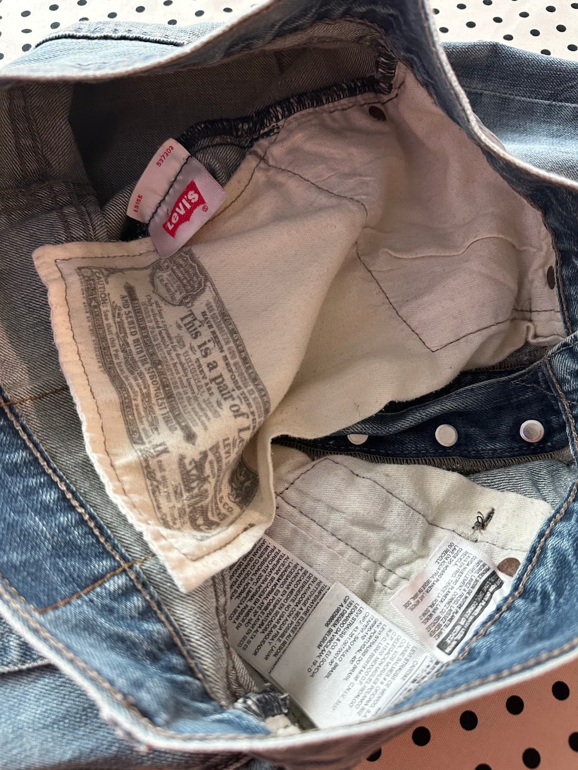 리바이스 501 데님팬츠 상품이미지9