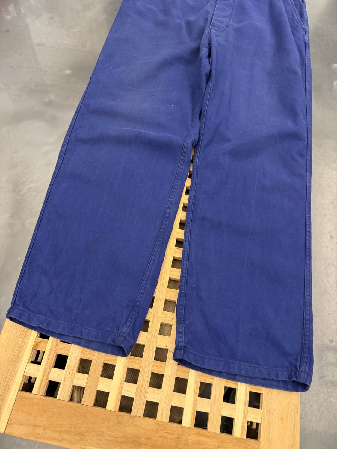 OLD MODEL WASHED NAVY FRENCH 프렌치워크팬츠  상품이미지6