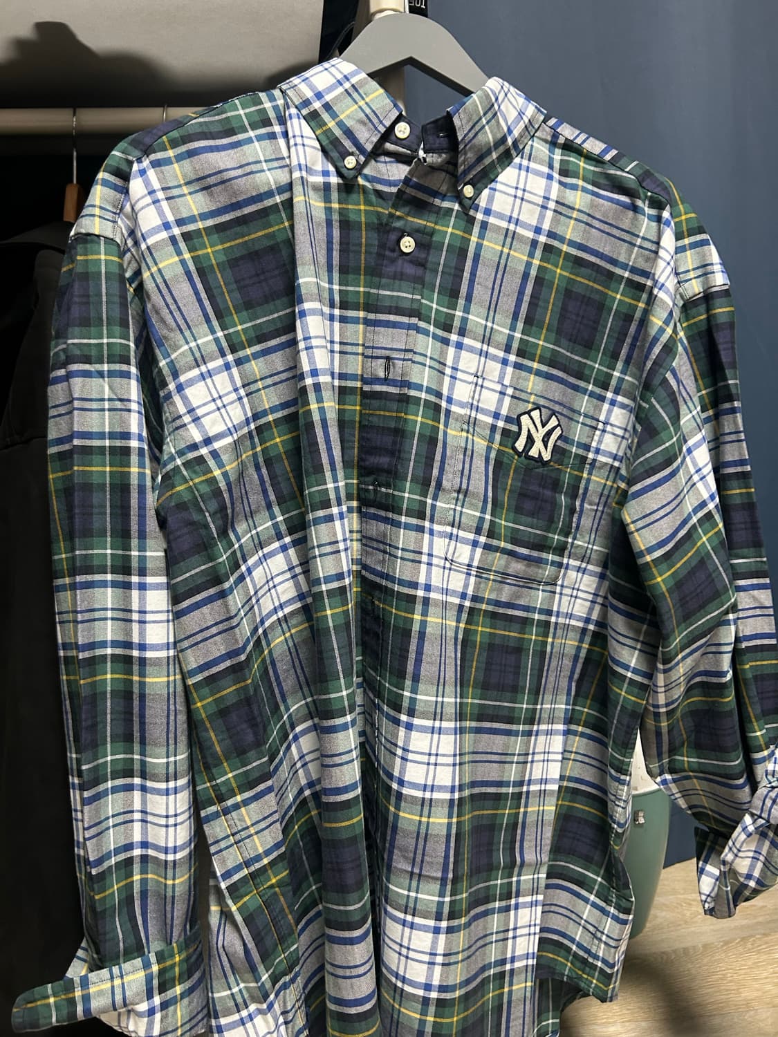 폴로 mlb 체크셔츠 상품이미지1