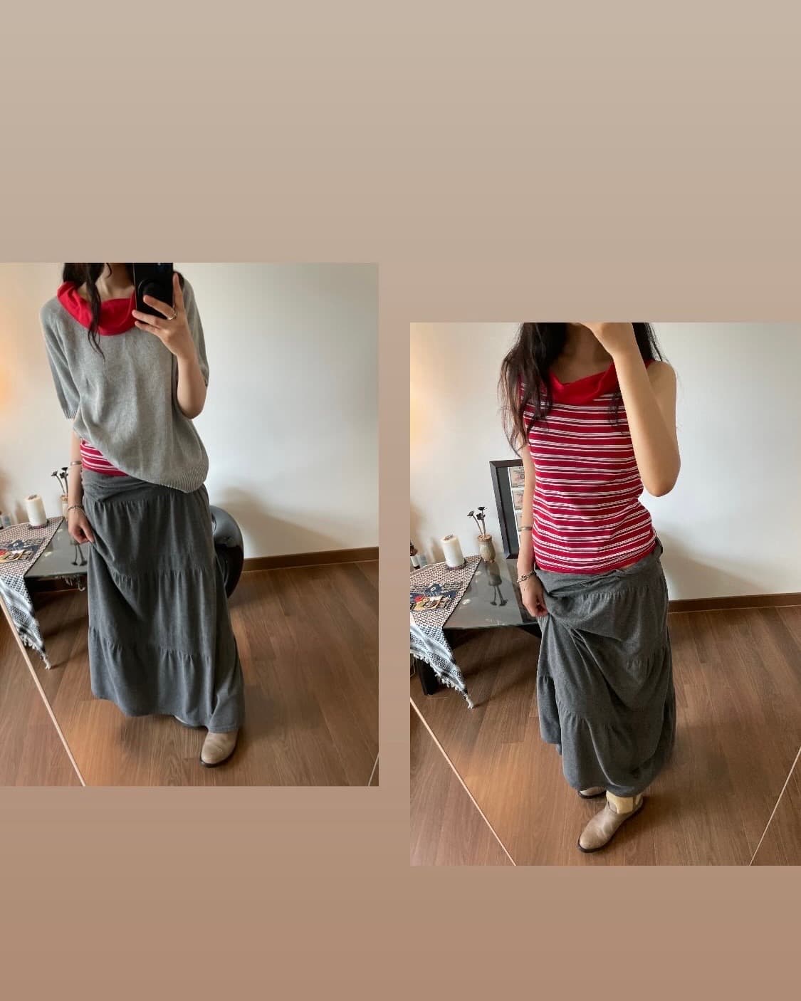 tiered sleeveless dress 상품이미지10
