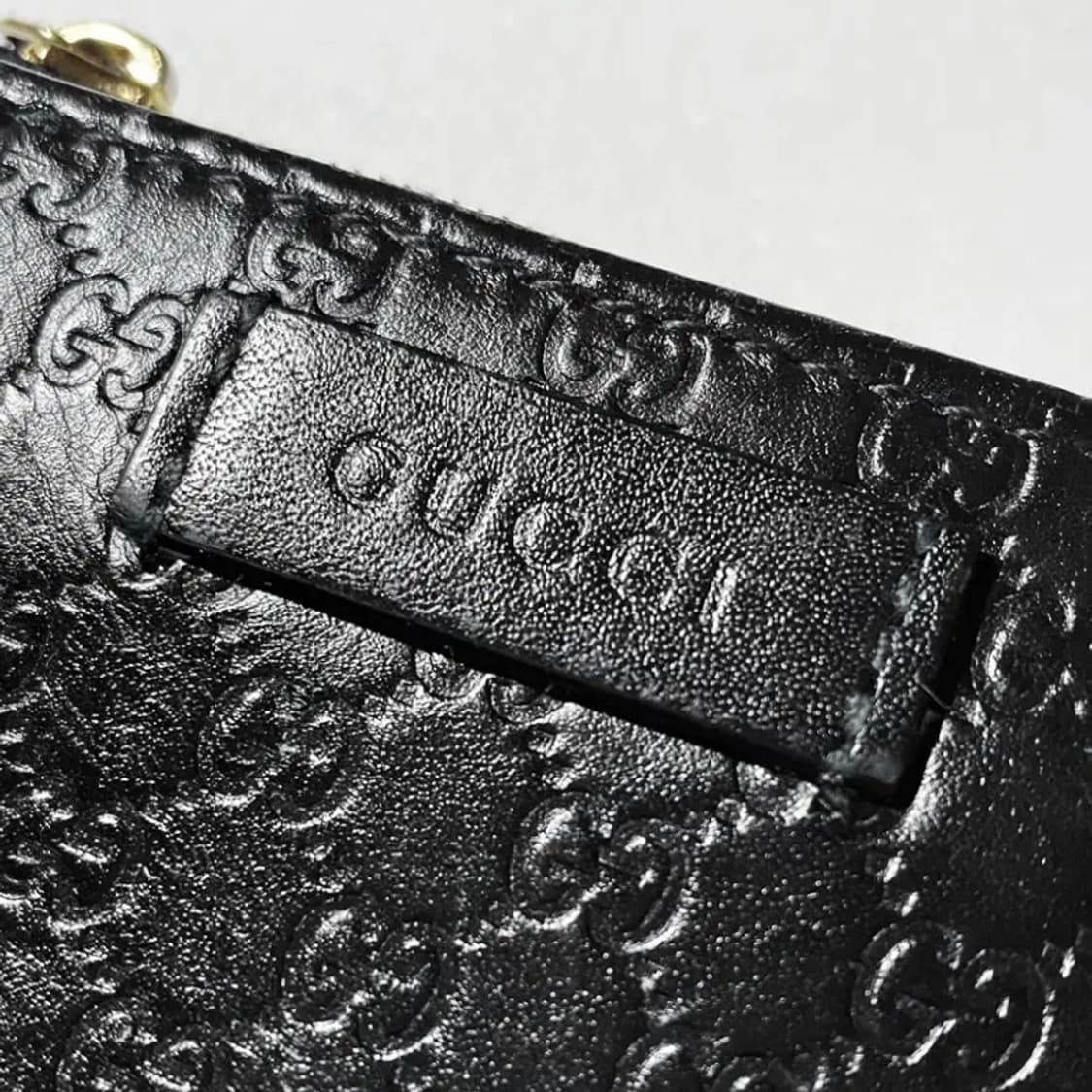 [정품] GUCCI 구찌 마이크로시마 폴드 지퍼 반지갑 상품이미지2
