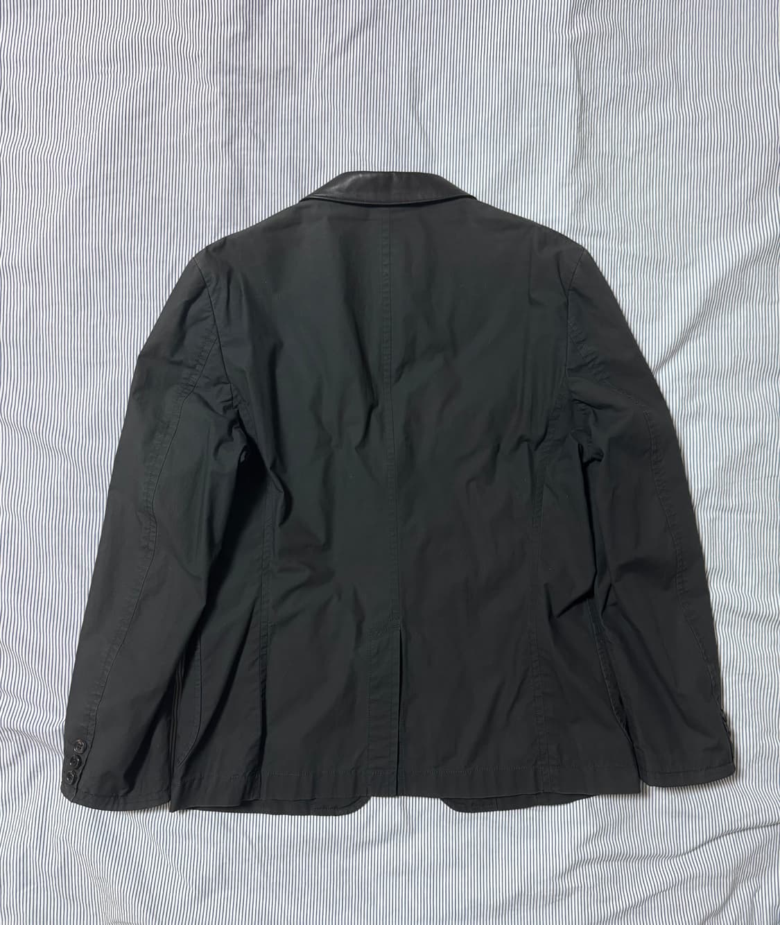 꼼데가르송 옴므 레더 카라 블레이저 자켓 M 상품이미지2