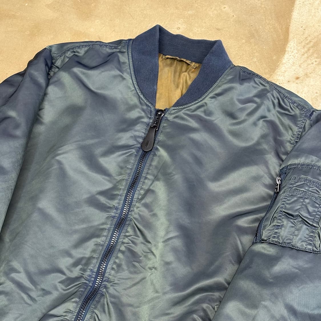 2XL 알파인더스트리 리버시블 ma-1 항공 자켓 상품이미지1