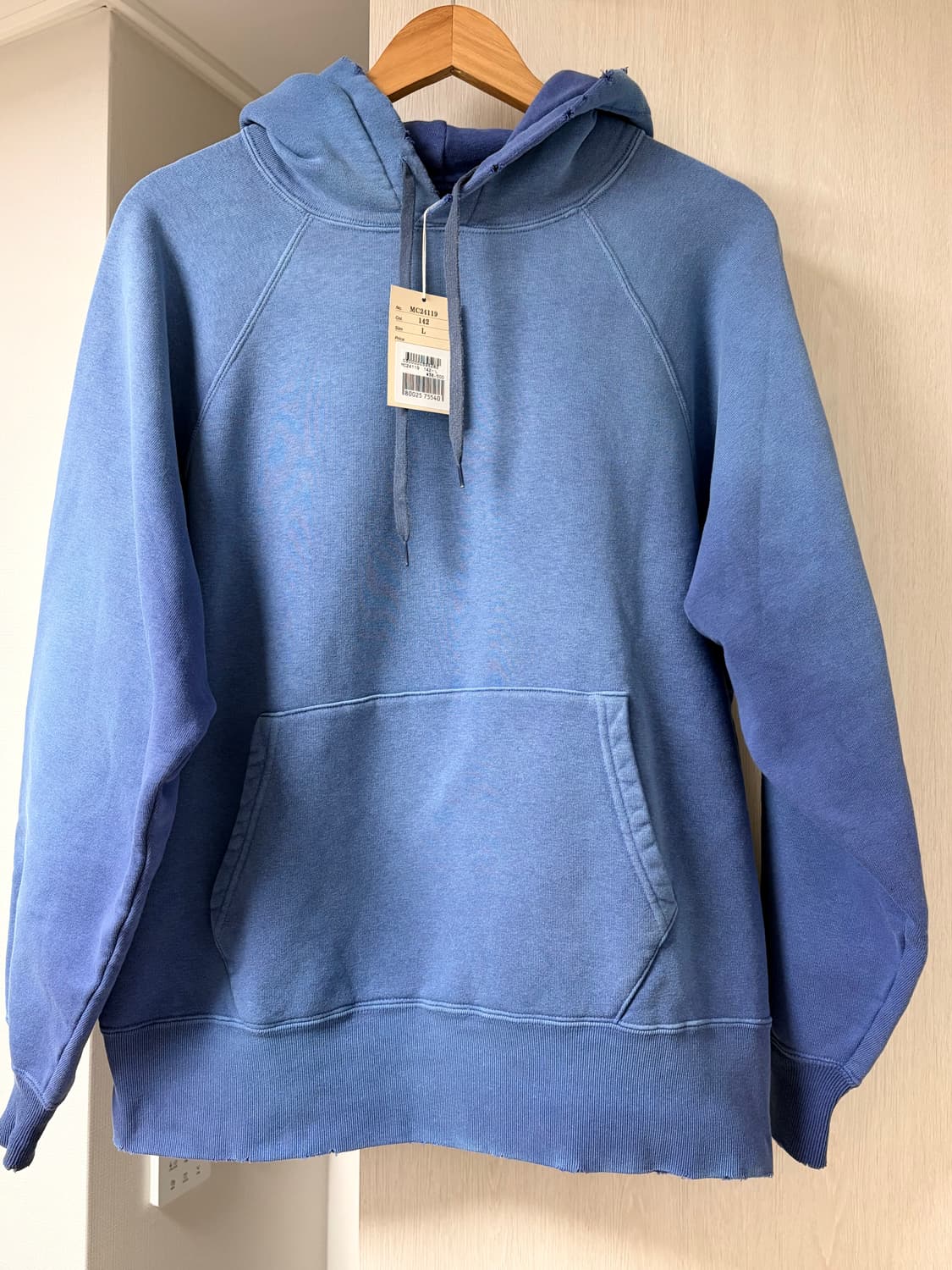 리얼맥코이 루프휠 후드티 페이디드 네이비 L 상품이미지2