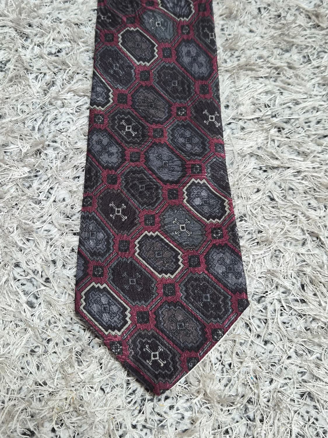 도미니크프랑스 빈티지 페이즐리 패턴 넥타이 Free - N41 상품이미지2