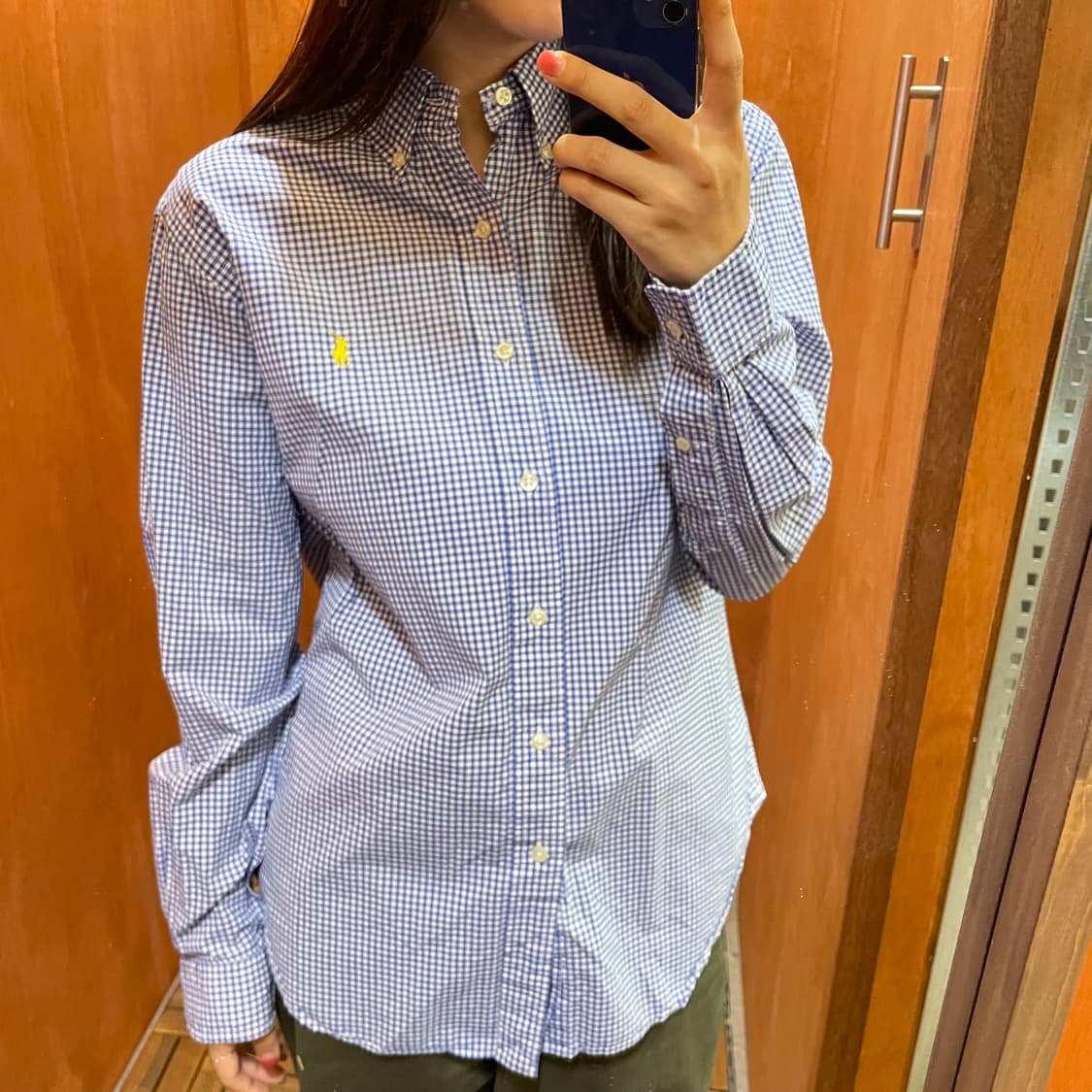  (M) POLO 폴로 랄프로렌 체크 셔츠 상품이미지1