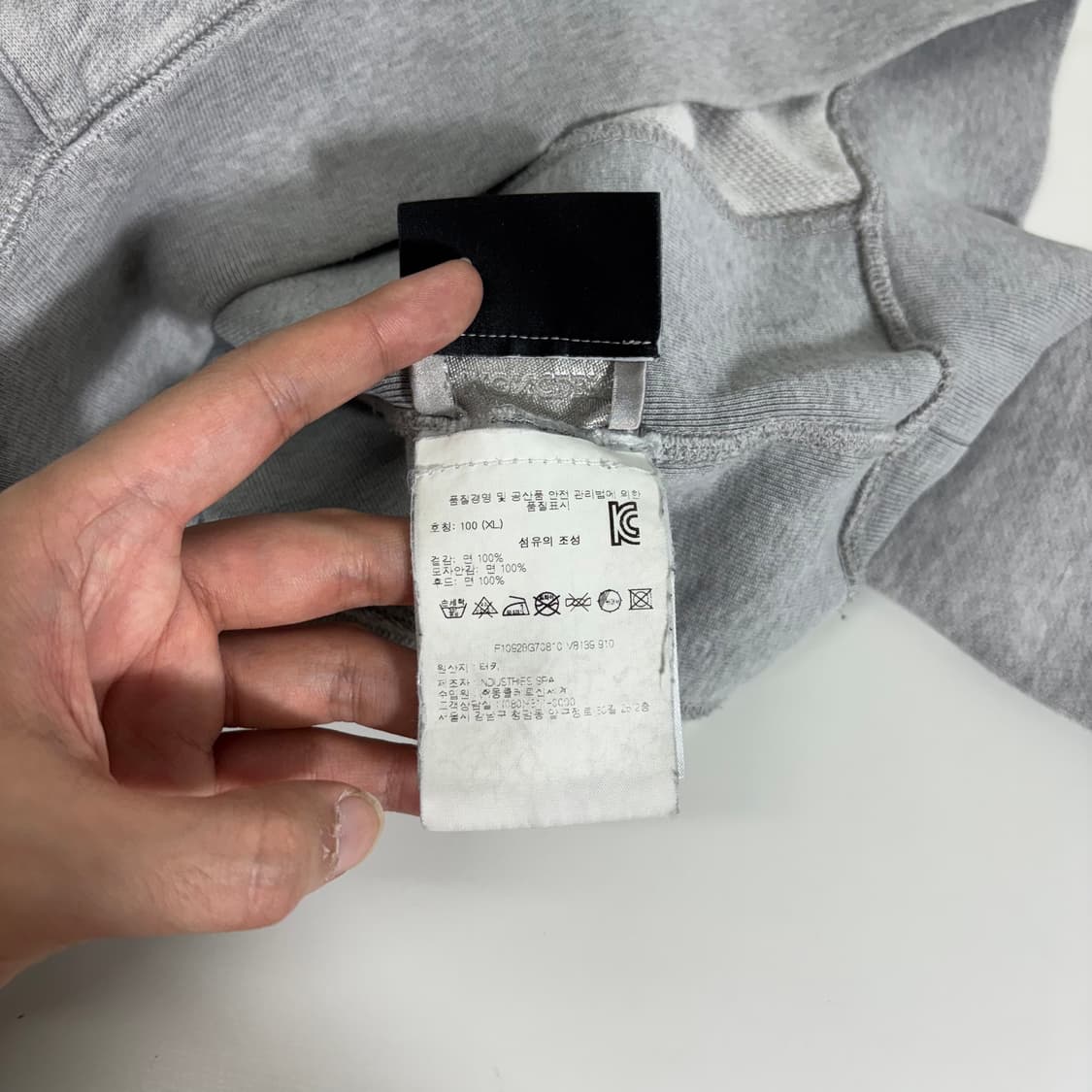 XL 몽클레어 지니어스 어웨이크 그레이 후드티 상품이미지8