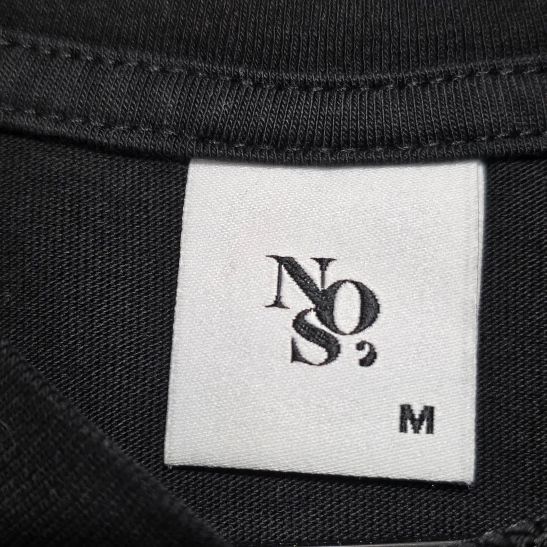 0802 [nos7] 화이트 시그니쳐 로고 스탠다드 핏 티셔츠 공용 상품이미지5