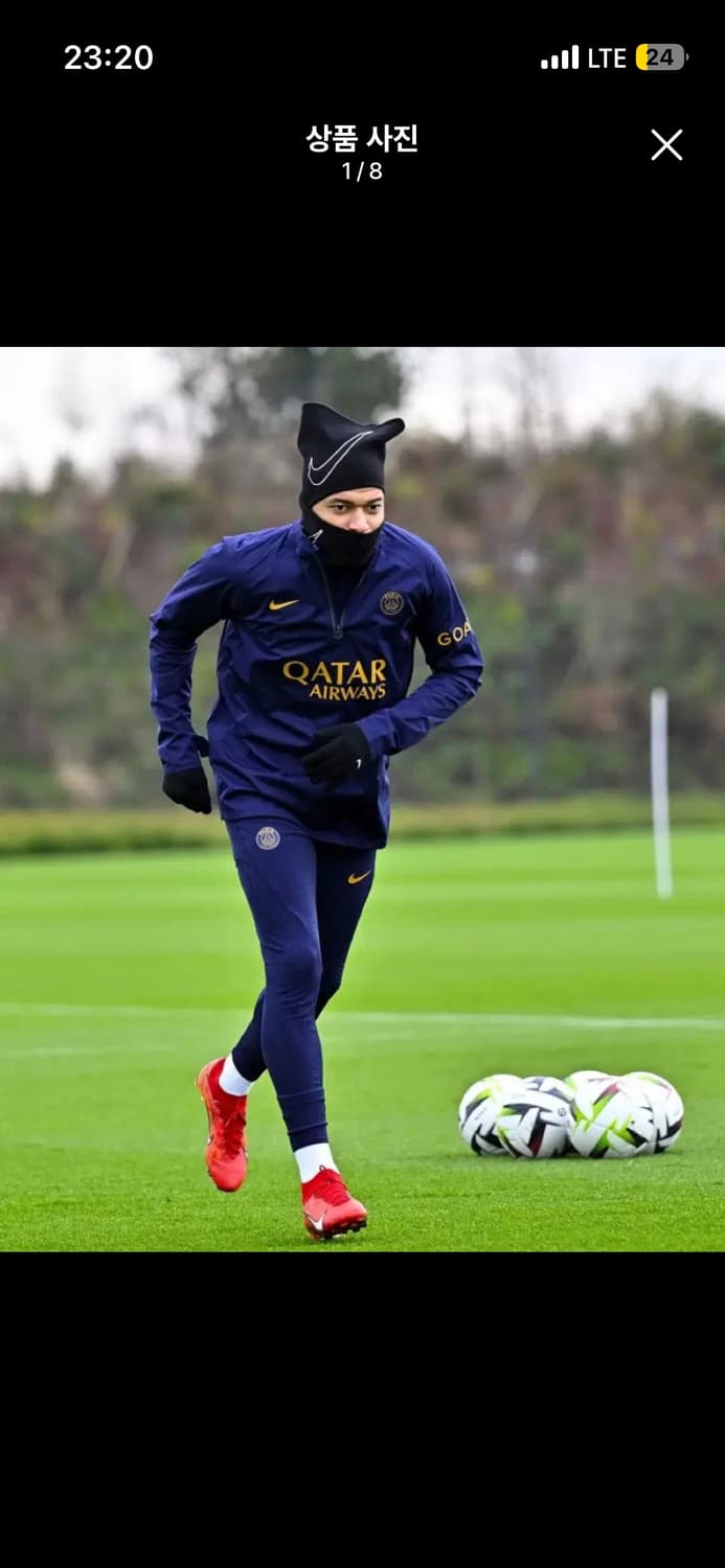 [L] PSG 24-25 윈터 워리어 스트라이크 엘리트 트레이닝 쉴드탑 상품이미지2