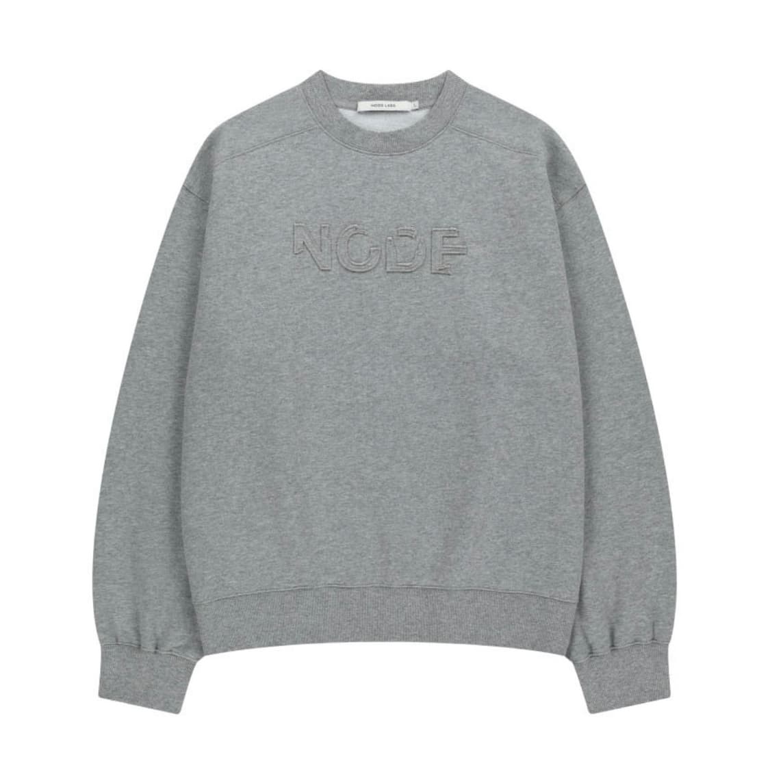 노드랩스 맨투맨 멜란지그레이 상품이미지1