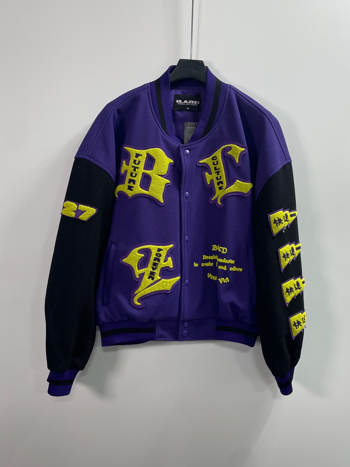 (새상품) 블레이즈드 매쉬 봄버 바시티 자켓 (on.666)   상품이미지2