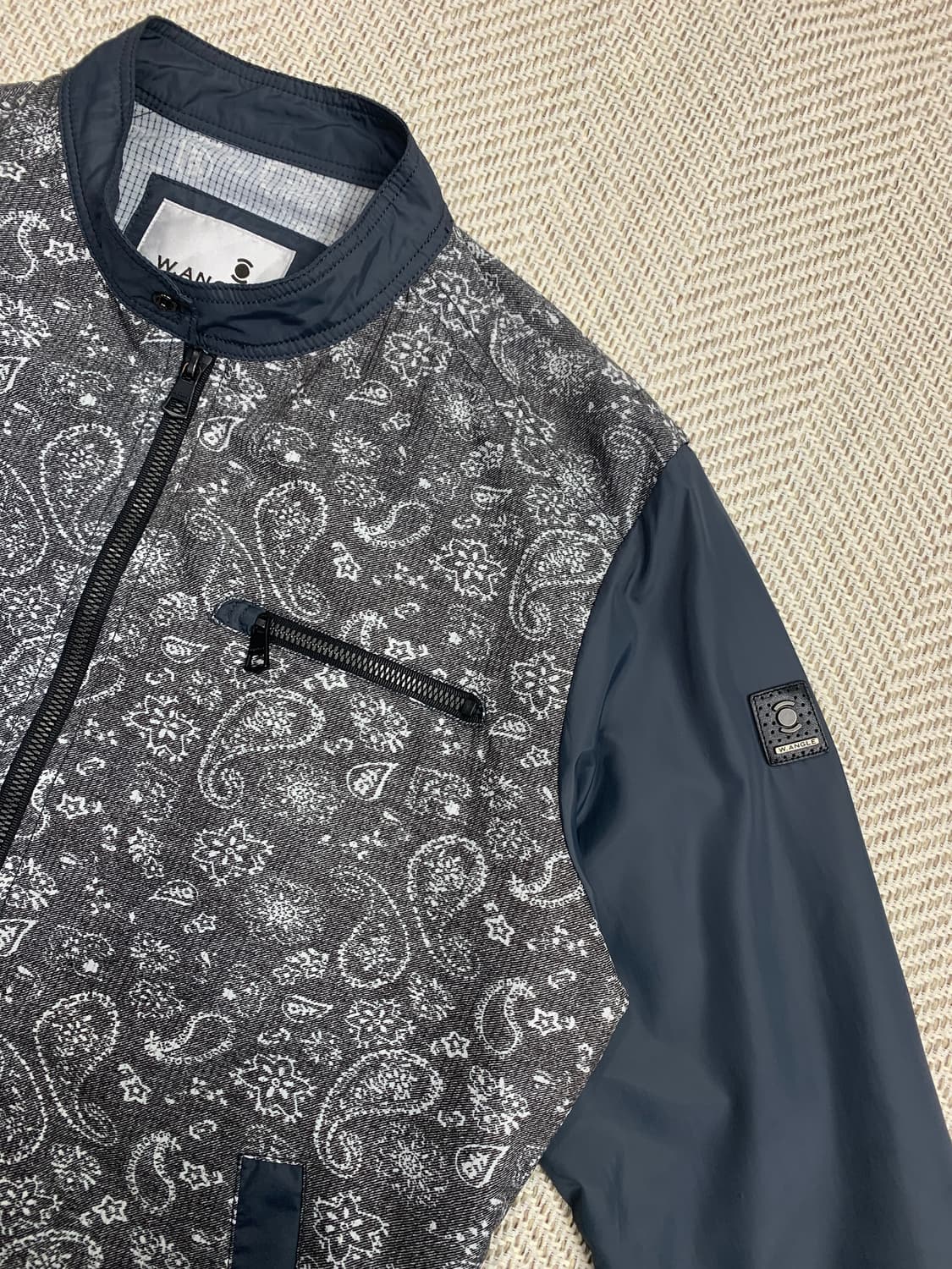 W.ANGLE 페이즐리 봄버 자켓 100 상품이미지3