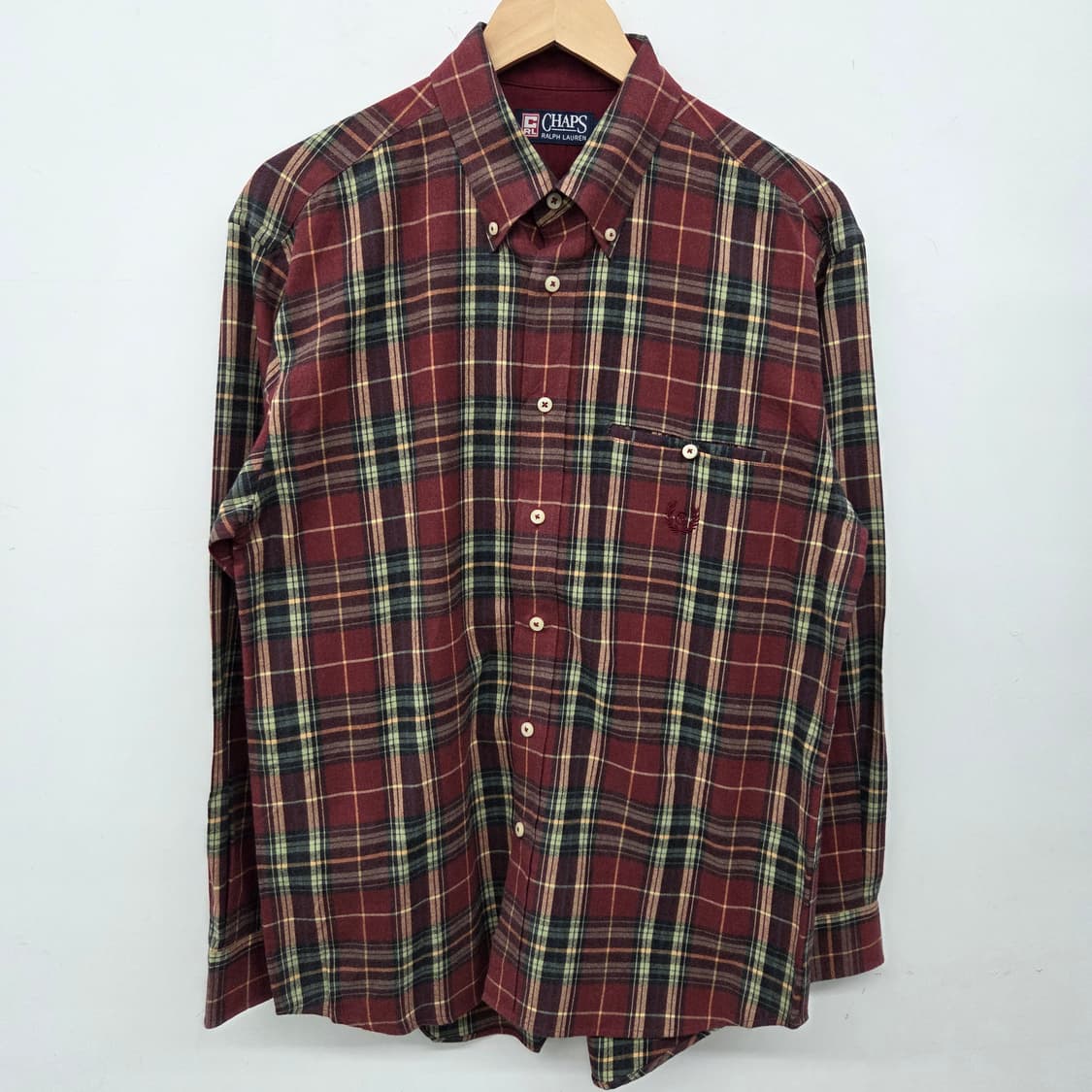 CHAPS 챕스 랄프로렌 체크 긴팔 셔츠 남L 상품이미지2