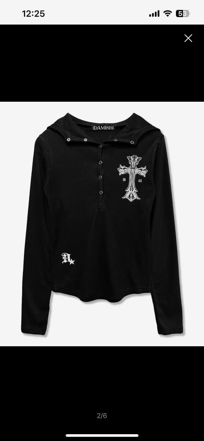 다미쉬 스냅 후드티 상품이미지2