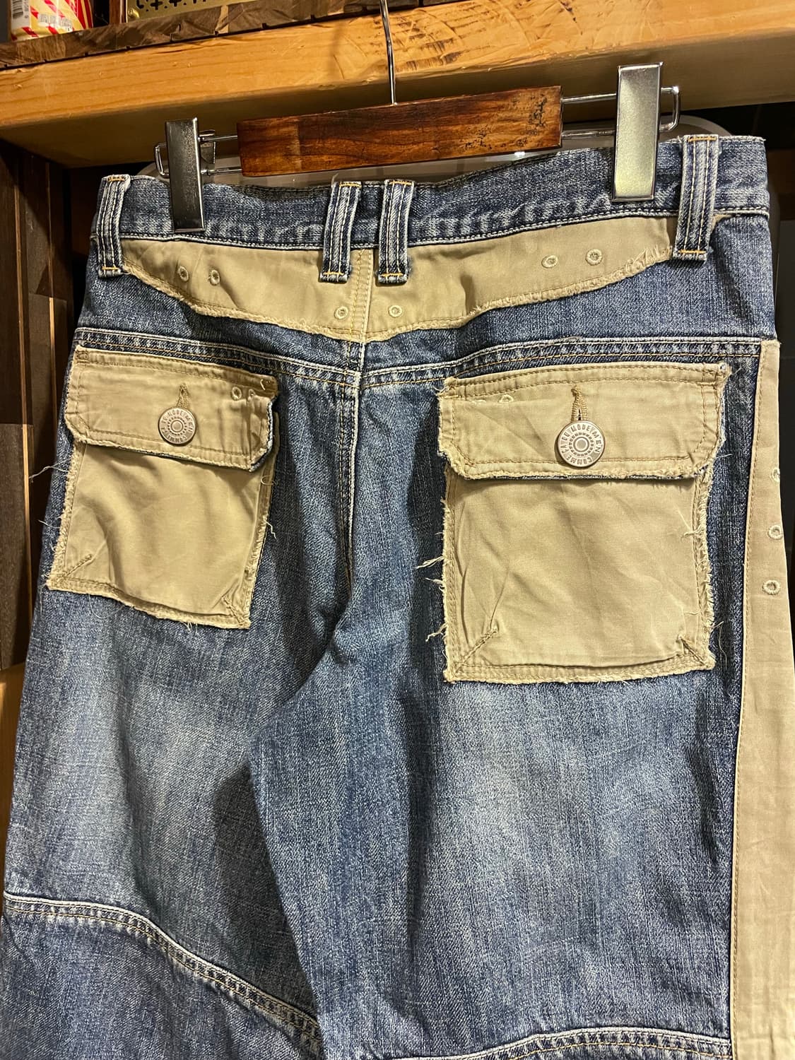 꼼사드모드 패치워크 데님팬츠 상품이미지4