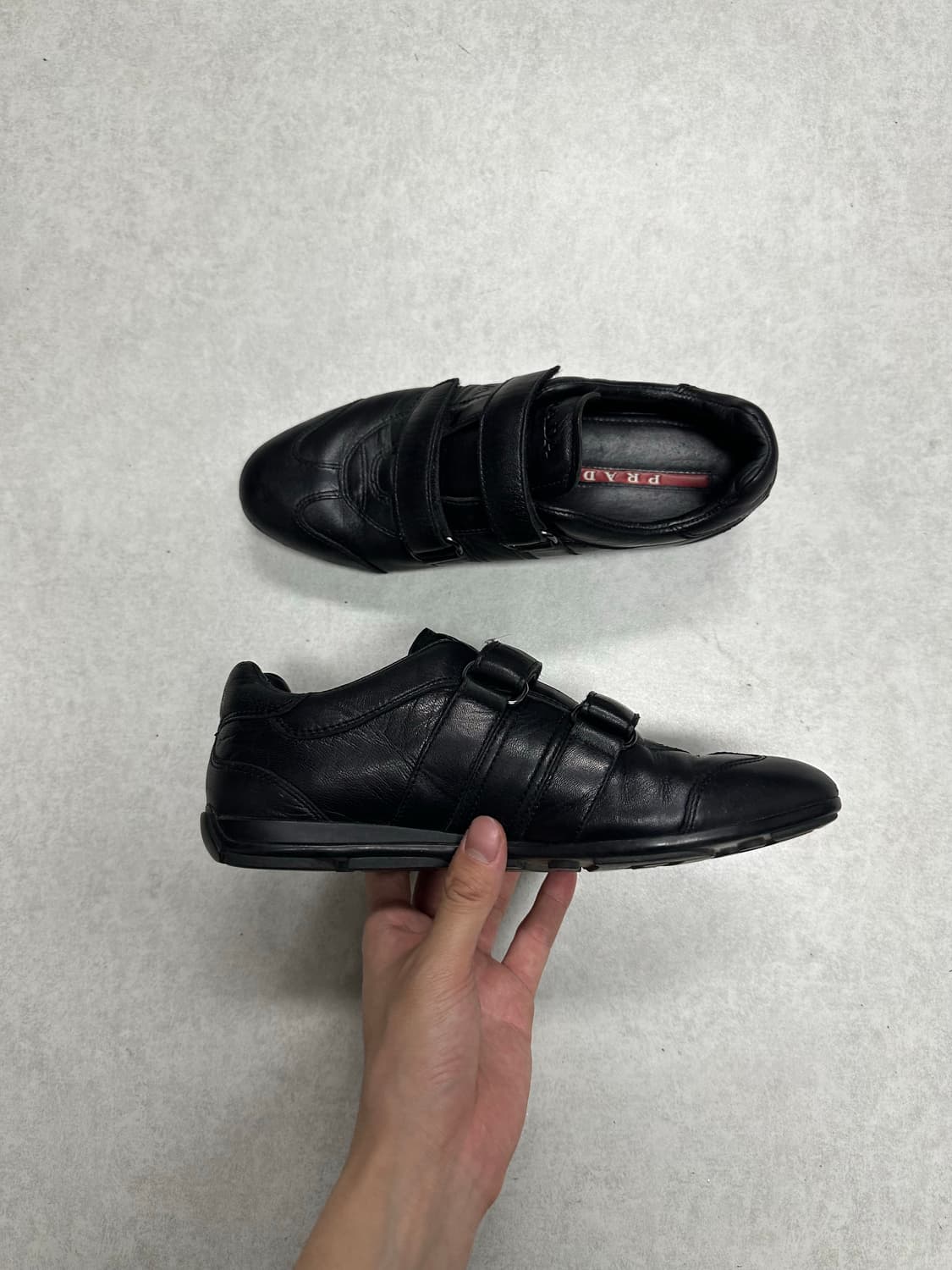 프라다 스포츠 레더 벨크로 상품이미지2