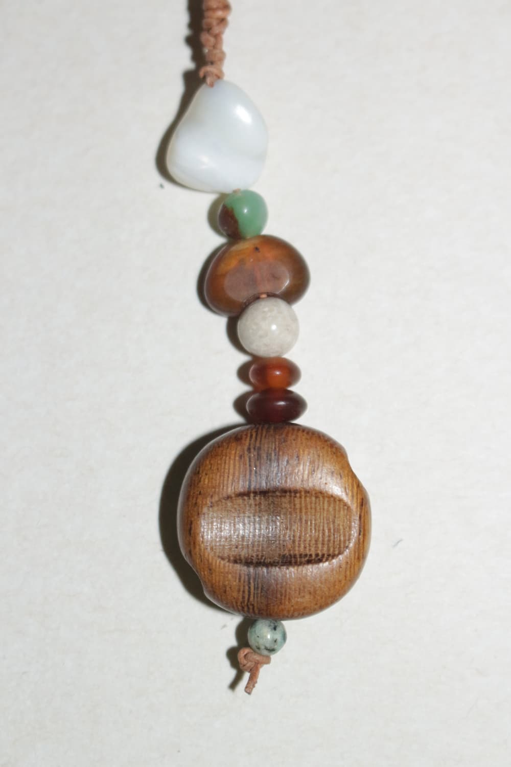 원석 가죽끈 열쇠고리 상품이미지2