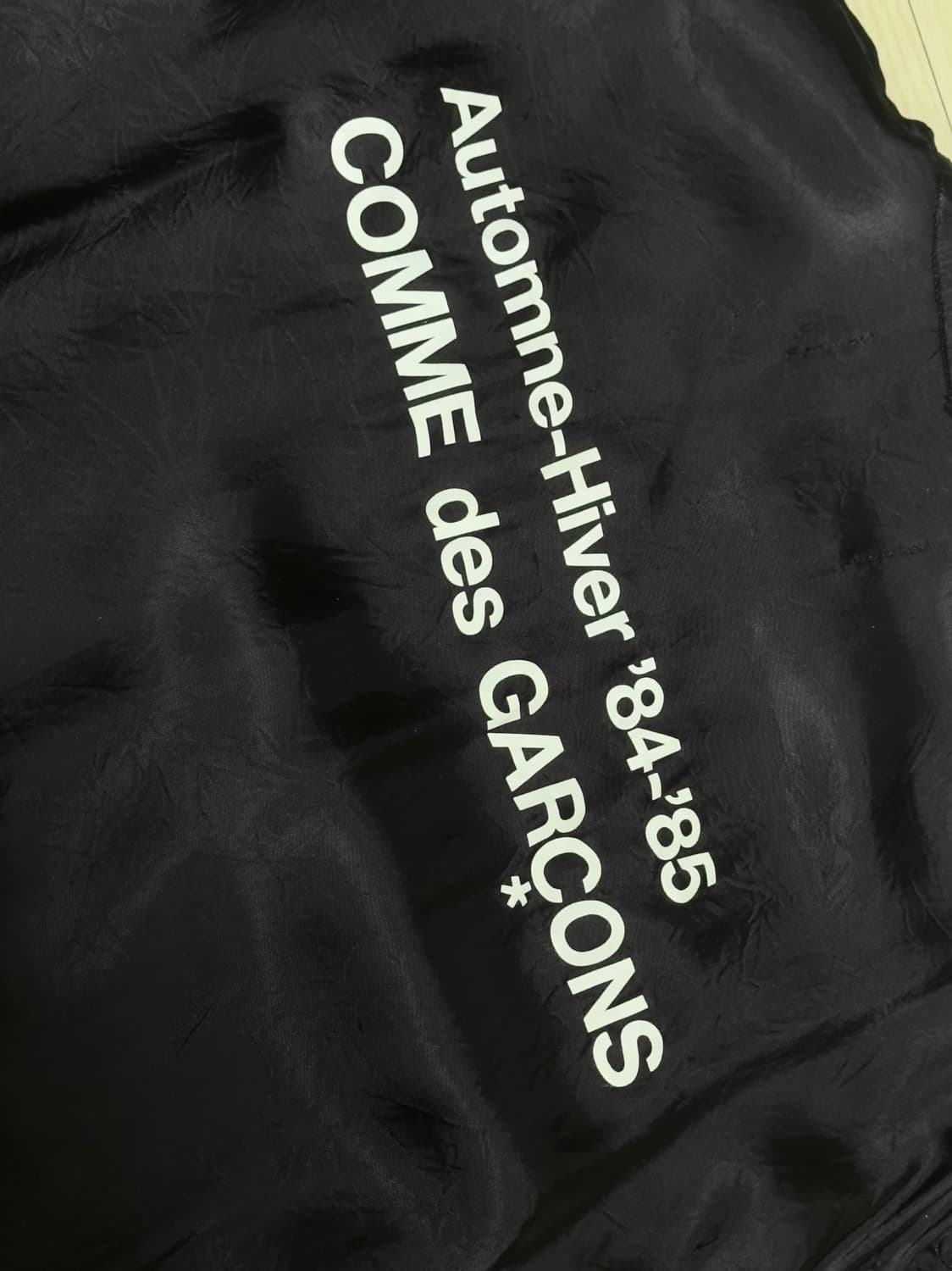 CDG '84-85 스태프 블루종 블랙 상품이미지5