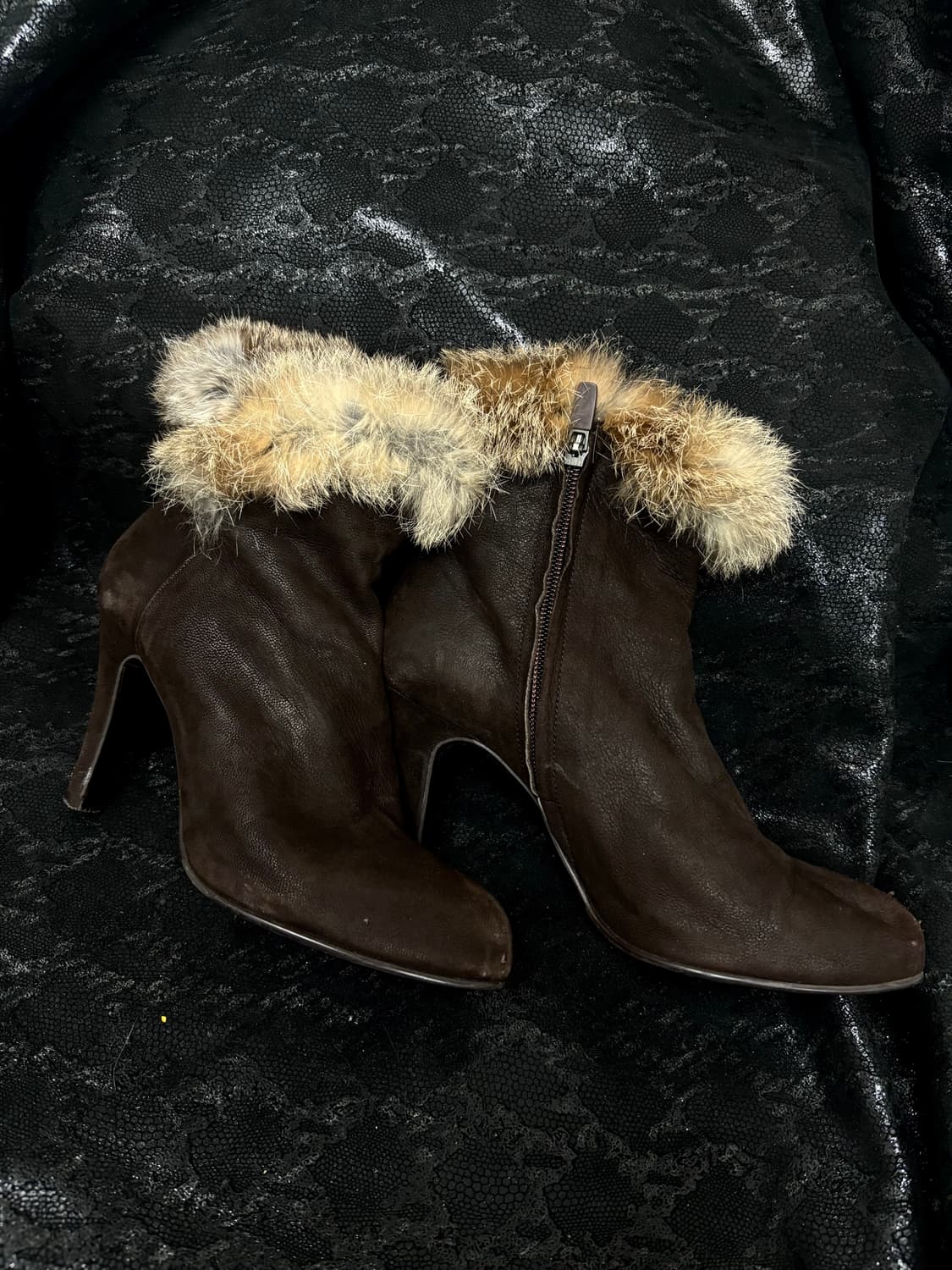 “SAERA” 00’s Mood Fur Trimming Shoes 상품이미지1