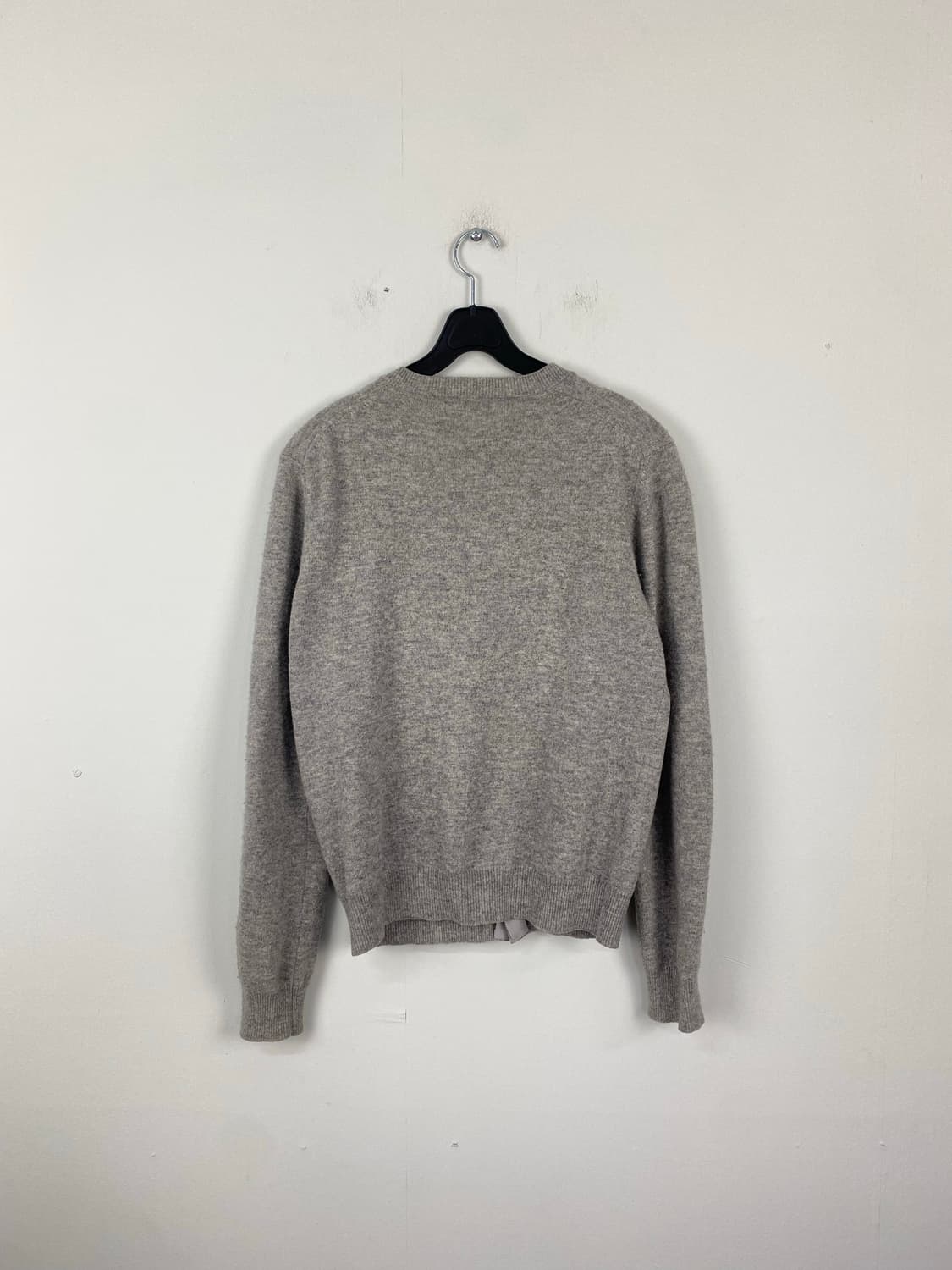 꼼데가르송 플레이 그레 울 가디건(블랙 와펜) 우먼스 L 상품이미지2