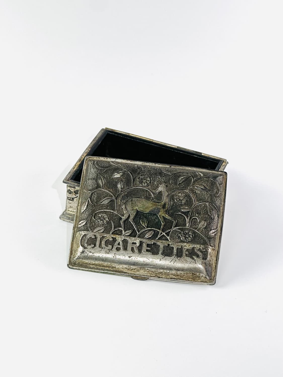 일본 빈티지 실버 시가렛 케이스 소품함  상품이미지3