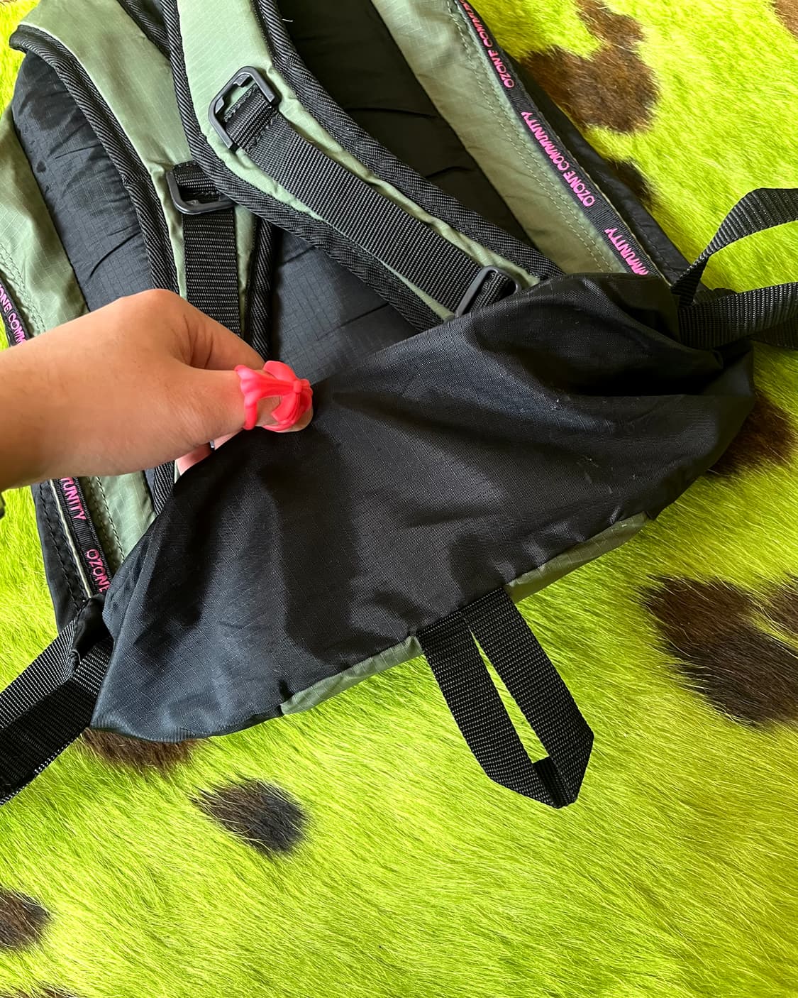 1990s OZONE COMMUNITY Ripstop Backpack 상품이미지8