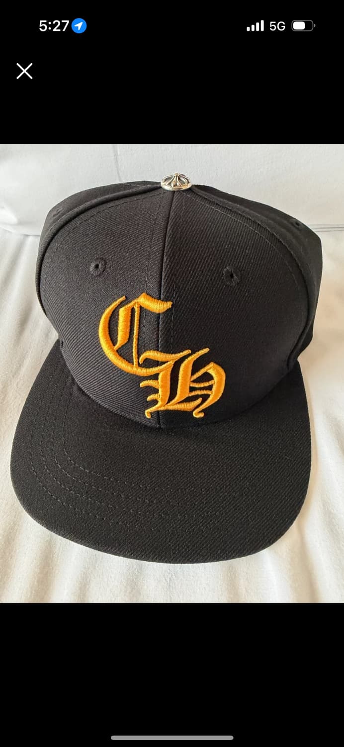 새상품) 크롬하츠 CL 자수 블랙 볼캡  상품이미지1