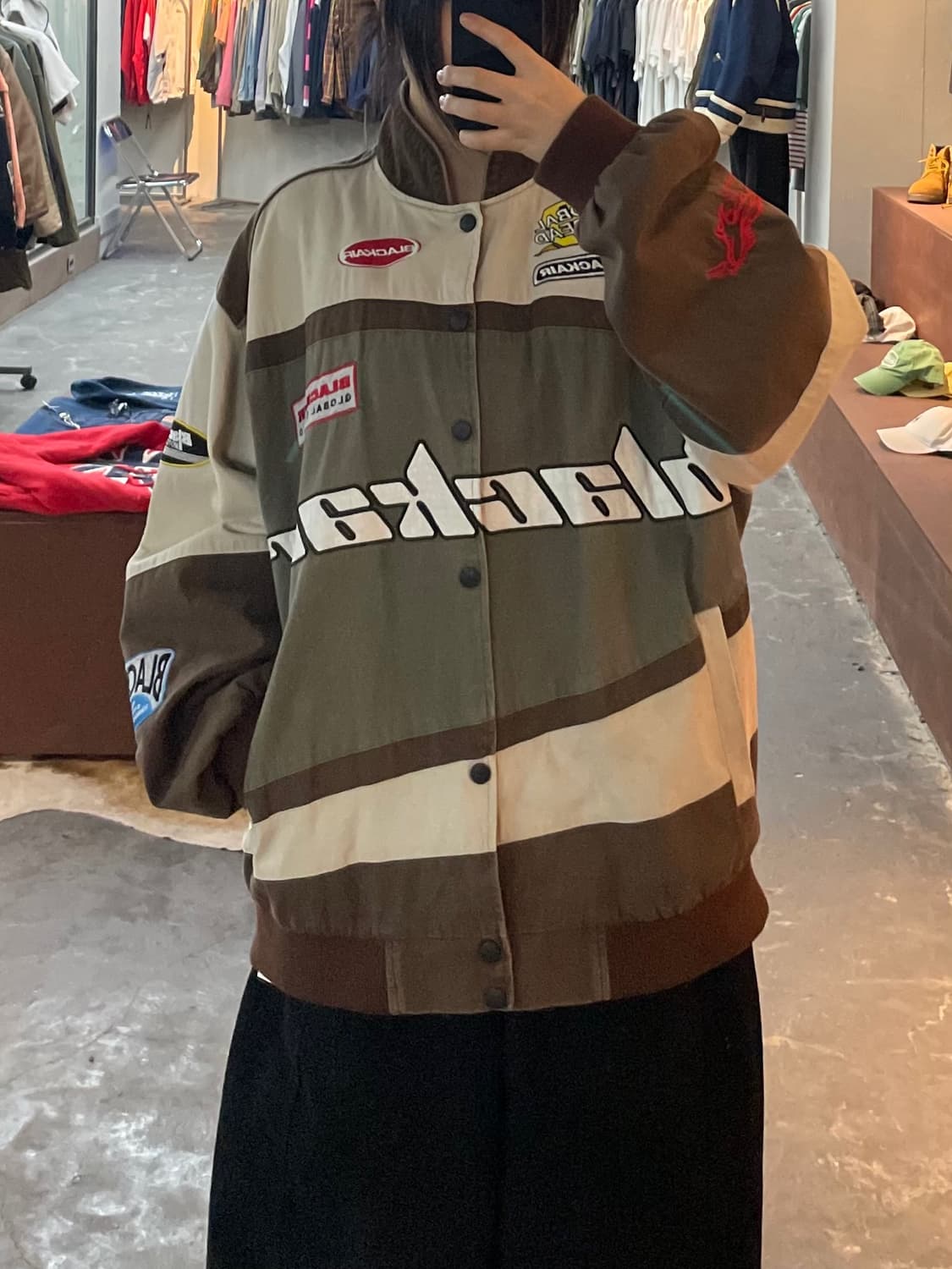 빈티지 모터사이클 레이싱 자켓 H2271 상품이미지1