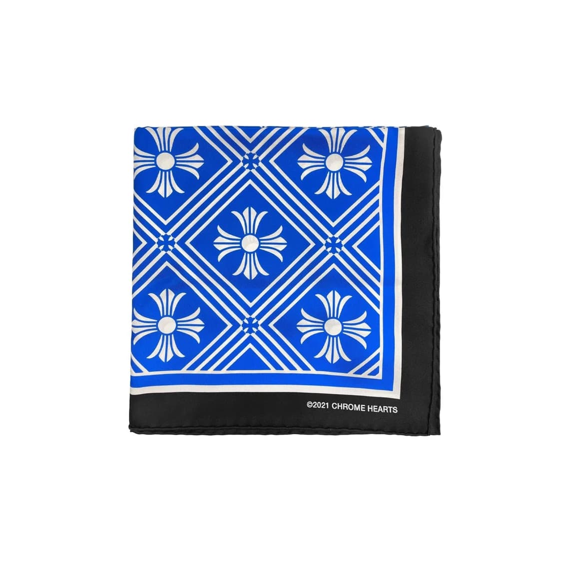 Chrome Hearts Silk Scarf Blue 상품이미지4