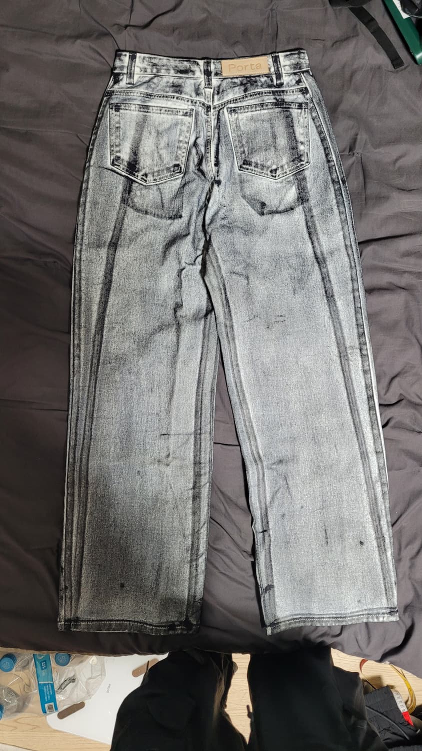 포르타 더티워싱 코팅팬츠 s 상품이미지6