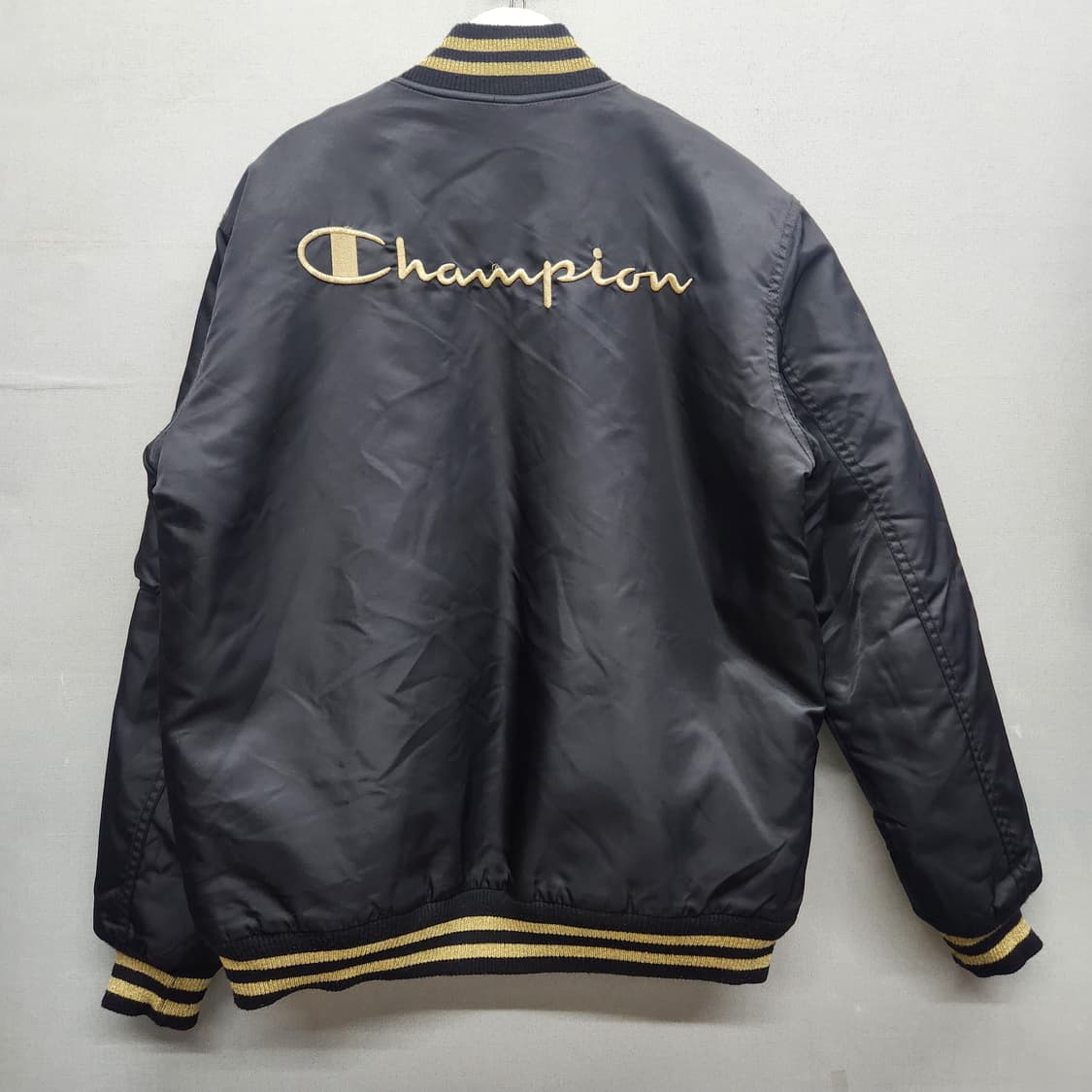 올드스쿨 챔피온 빅로고 금장 봄버자켓 L(남여공용) 상품이미지4