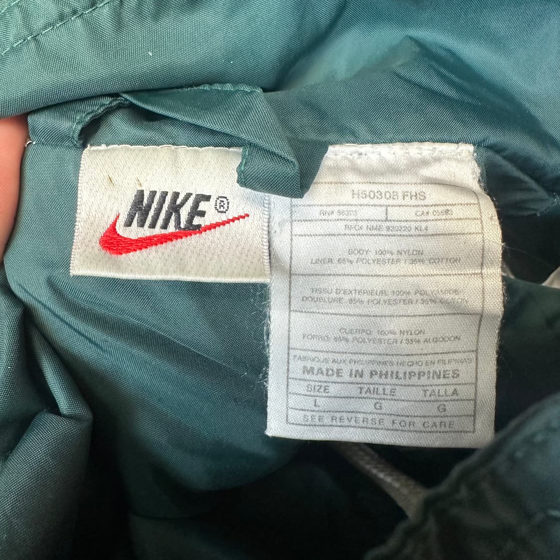 나이키 90s 그린바람막이 L 상품이미지3