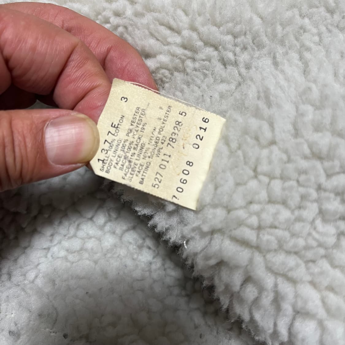 1980s vintage Levi’s Sherpa Trucker Jack 상품이미지7