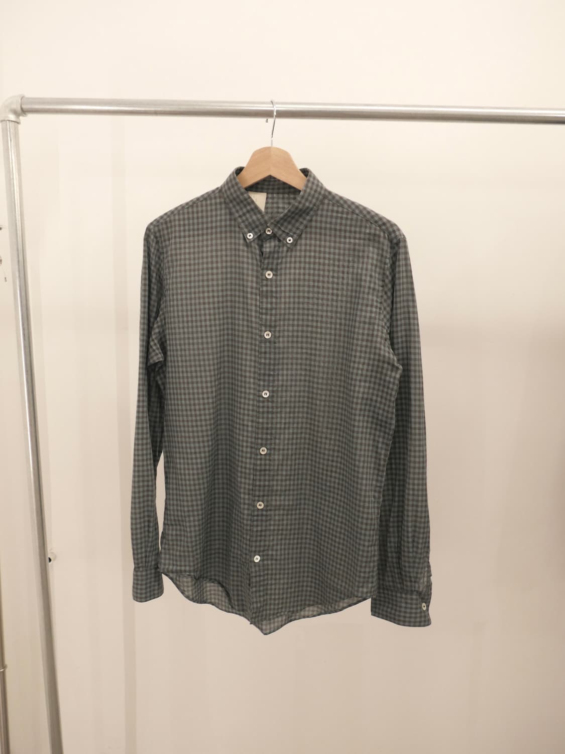 엔할리우드 체크 셔츠 상품이미지1