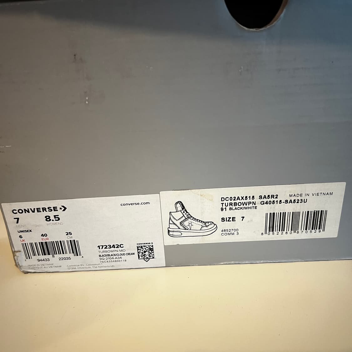 컨버스 x 릭 오웬스 다크쉐도우 터브웨폰 블랙 상품이미지10