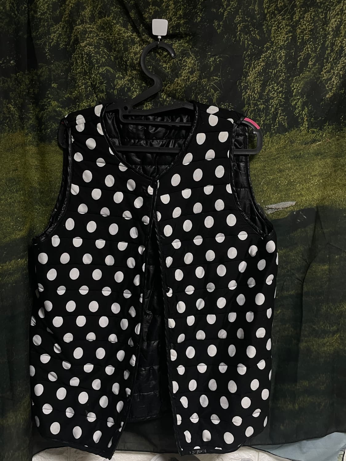 리버시블 도트 경량패딩  상품이미지1