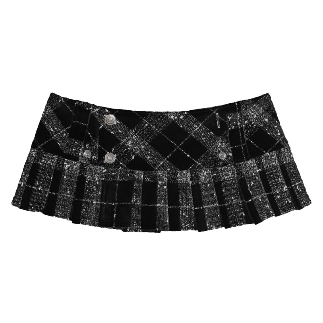 본네 Micro mini pleats skirt 블랙 마이크로 미니플리츠 상품이미지1