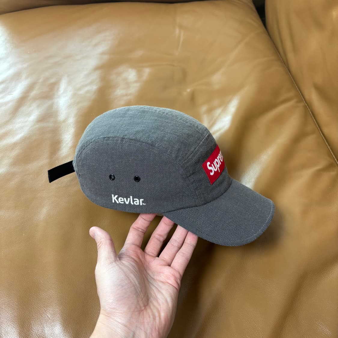 슈프림 캠프캡 모자 박스로고 케블라 그레이 상품이미지4