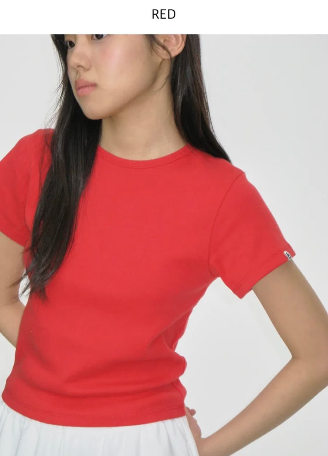 썸웨어버터 반팔티셔츠 레드 상품이미지2