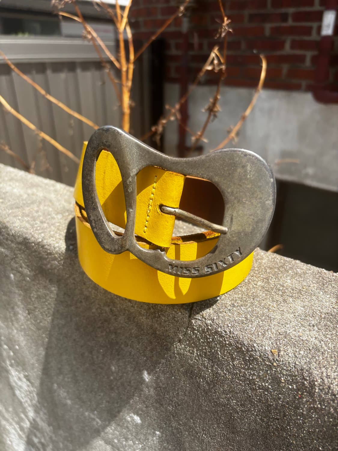 미스 식스티(Miss Sixty) 빈티지 레더 벨트 상품이미지1