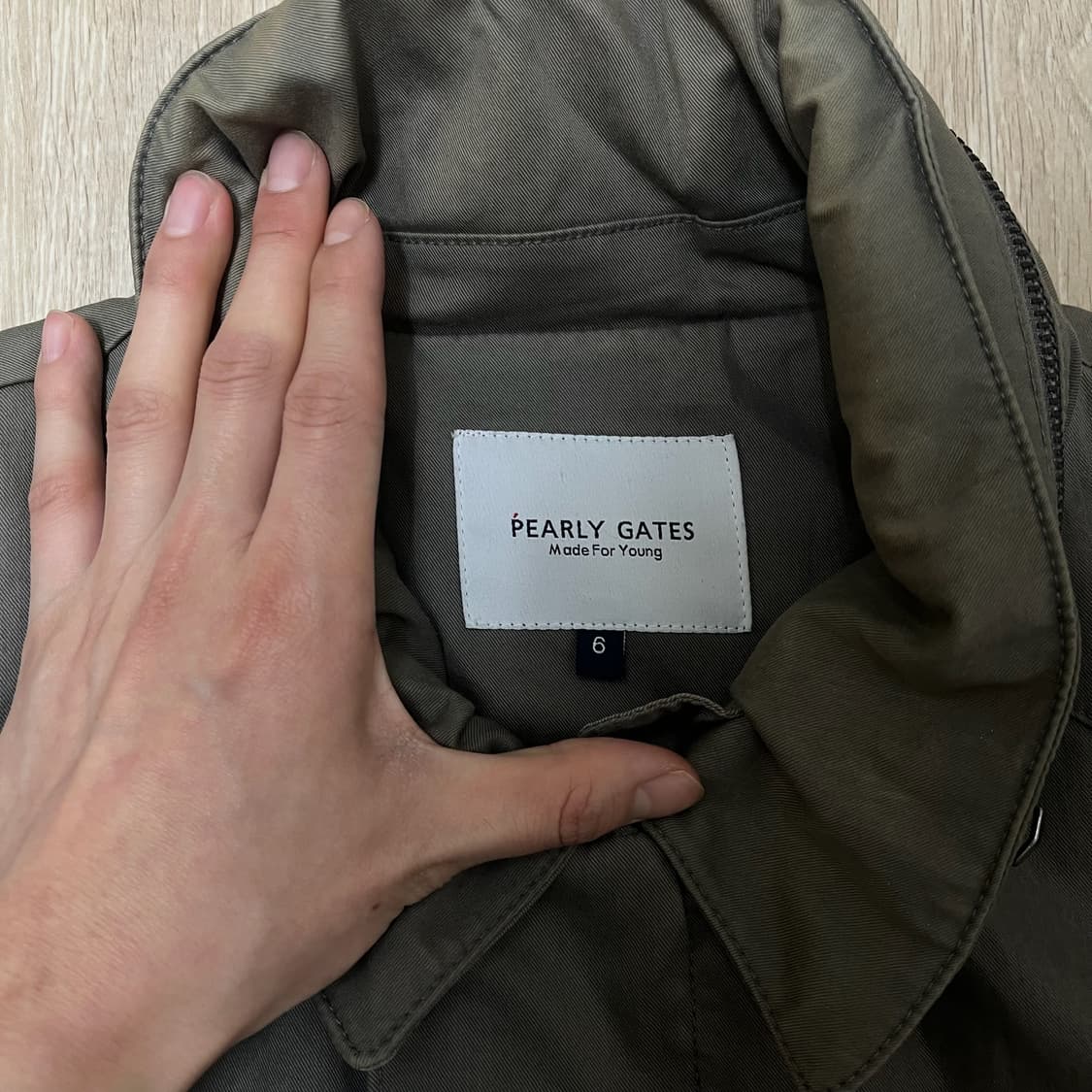 파리게이츠 울 안감 카라 트렌치코트 6사이즈  상품이미지4