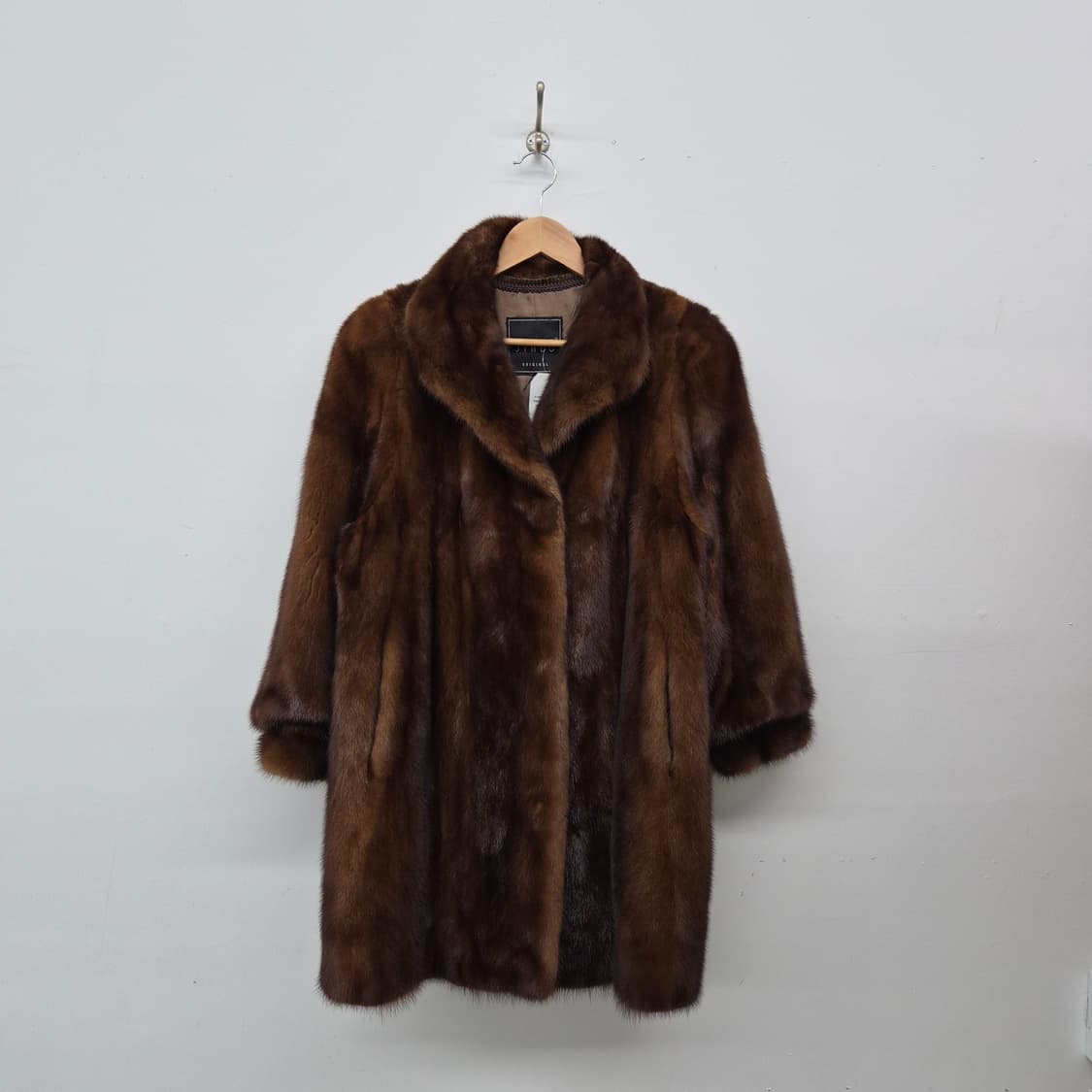 진도 밍크 코트 여성 L 상품이미지1