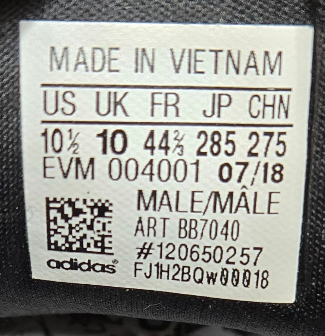 아디다스 285mm-  소바코브 코어블랙 스니커즈  상품이미지7