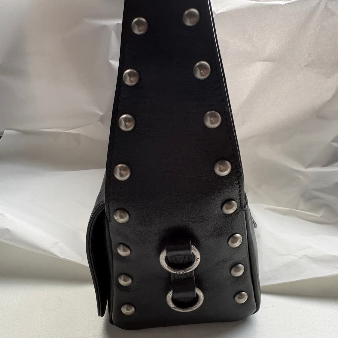 OPENYY 오픈와이와이 스터드 더플백 블랙 상품이미지4