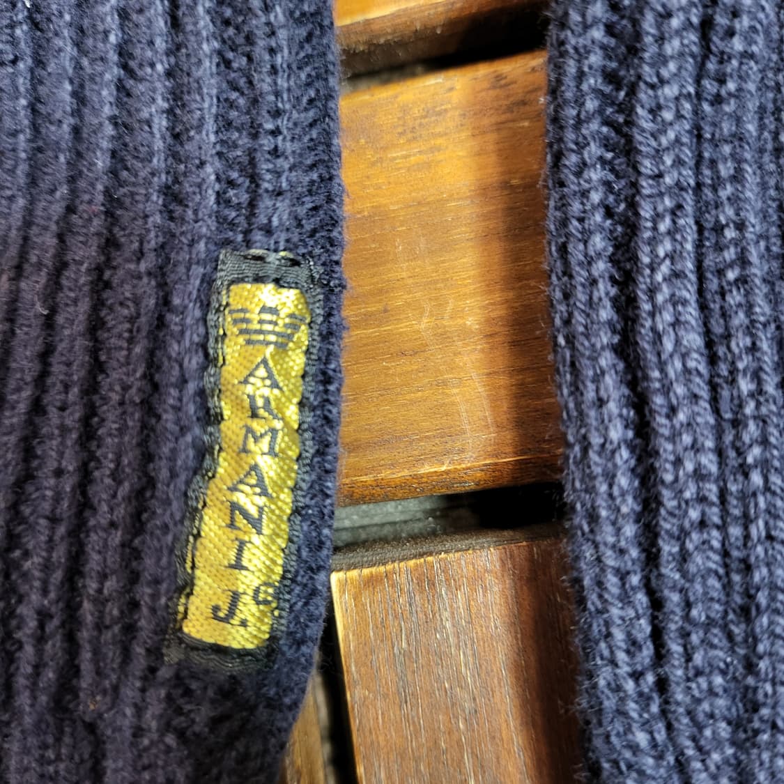 Armani JEANS 집업 니트 (L) 상품이미지3