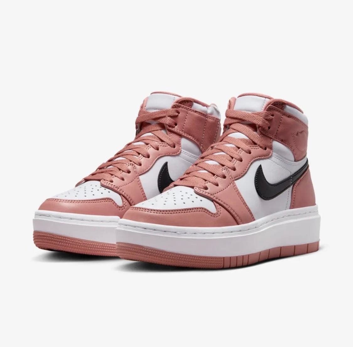 240나이키 에어 조던1 엘리베이트하이 레드 스타더스트우먼스 상품이미지2