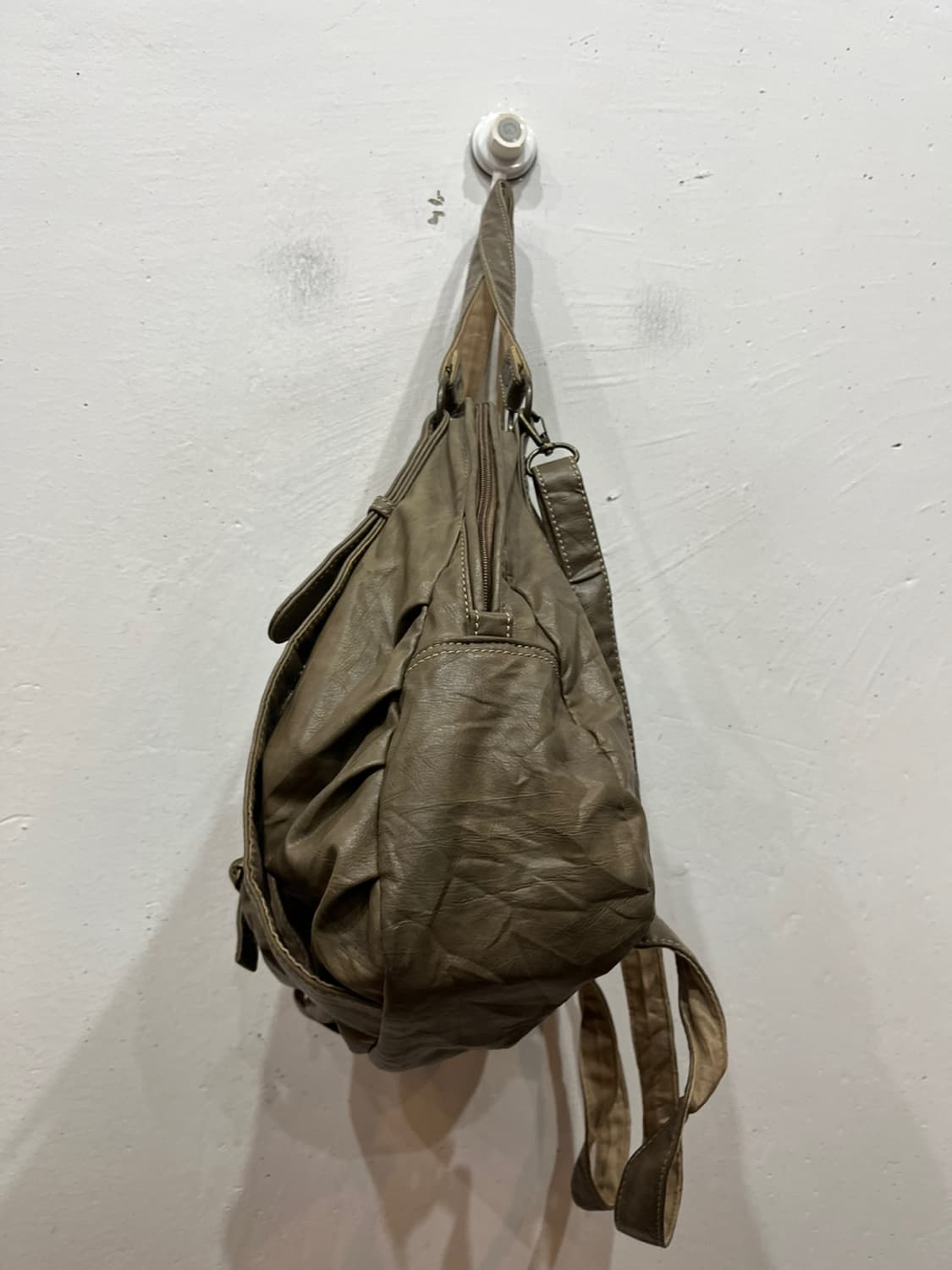 일본빈티지 레더 숄더백 백팩 상품이미지5