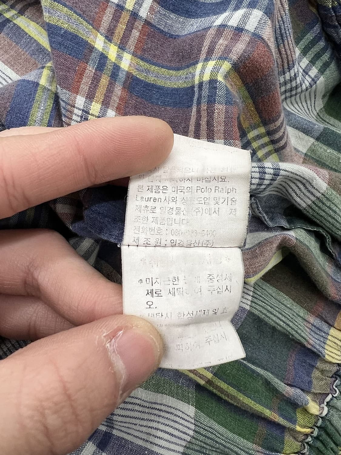 폴로 랄프로렌 마드라스 체크 바라쿠타 코튼 자켓 상품이미지9