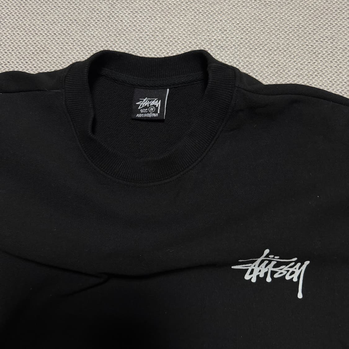 스투시 베이직 로고 맨투맨 상품이미지3