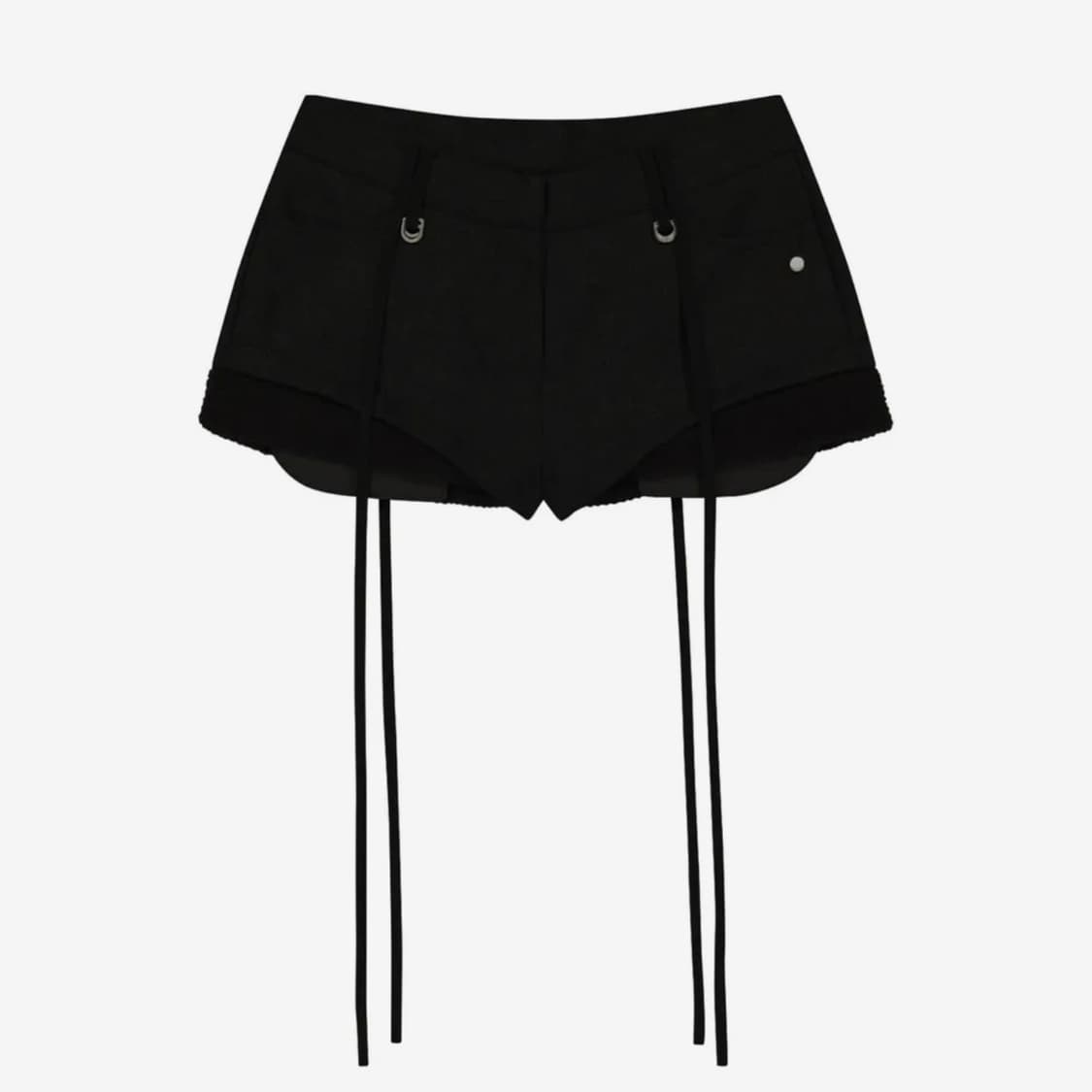 OJOS Micro Wool Shorts Black 2사이즈 상품이미지1